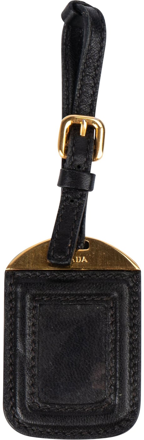 Prada Black Leather Bags Pendant