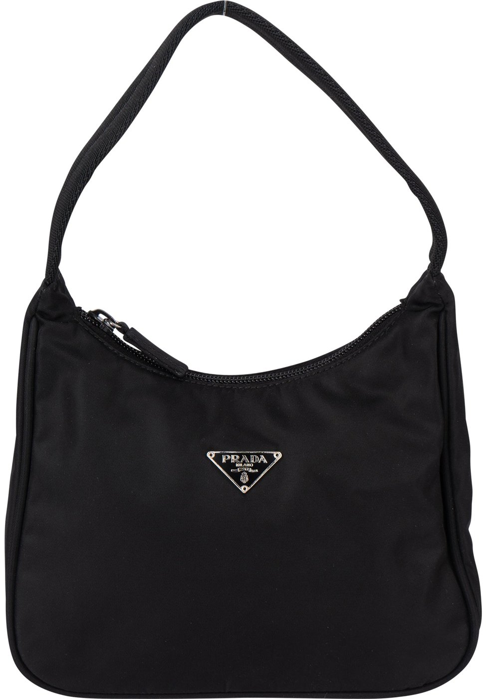 Prada Black Nylon Triangle Vintage Re-Edition Handbag