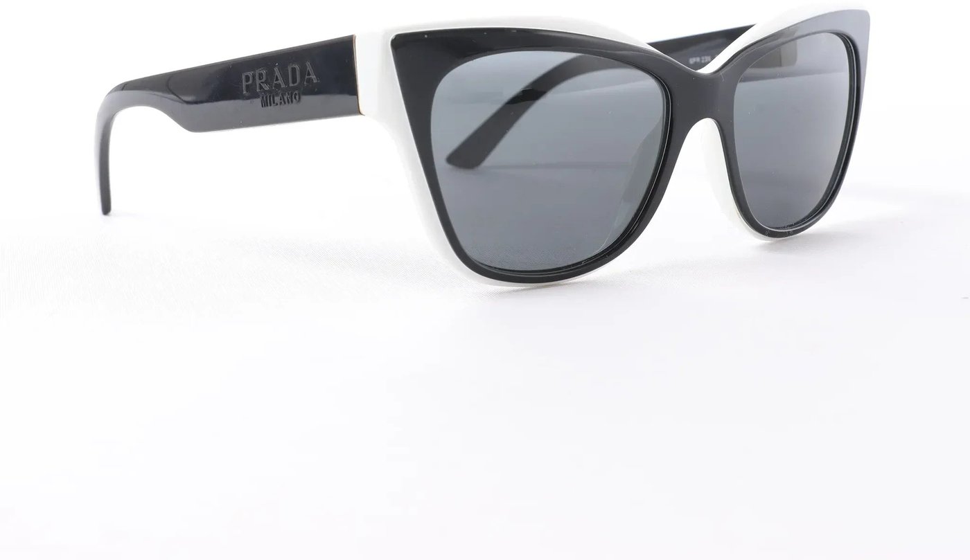 Prada SPR 23X Sunglasses in Black/White