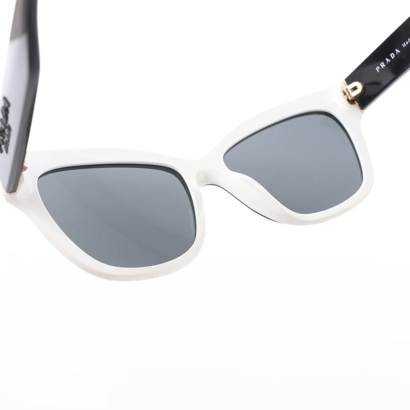 Prada SPR 23X Sunglasses in Black/White