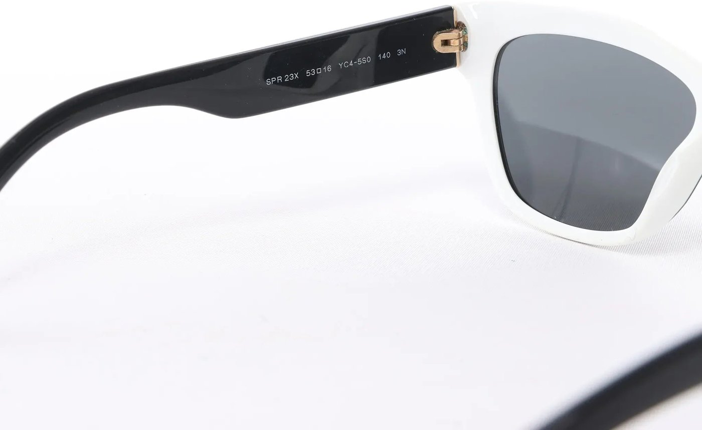 Prada SPR 23X Sunglasses in Black/White