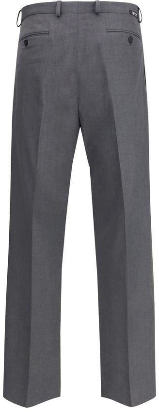 Prada Gray Wool Oves Aries Dress Pants