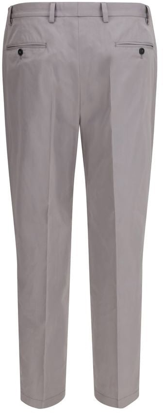 Prada Gray Cotton Dress Pants