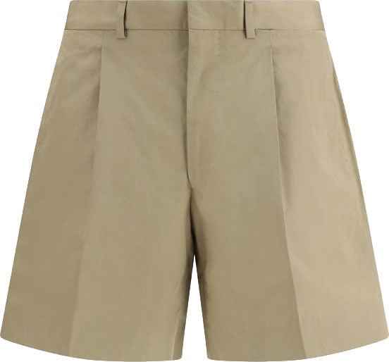 Prada Beige Cotton Bermuda Shorts