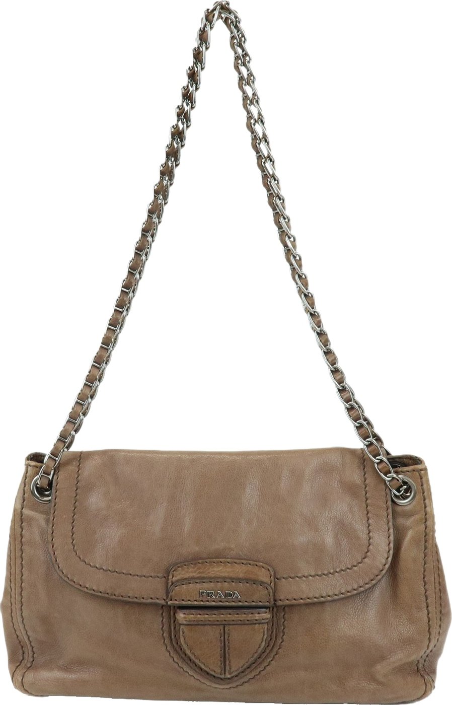Prada Chain Flap Leather
