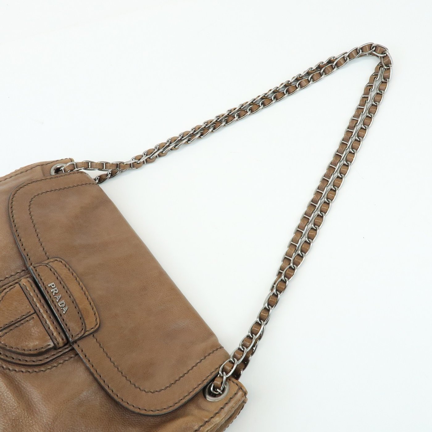 Prada Chain Flap Leather