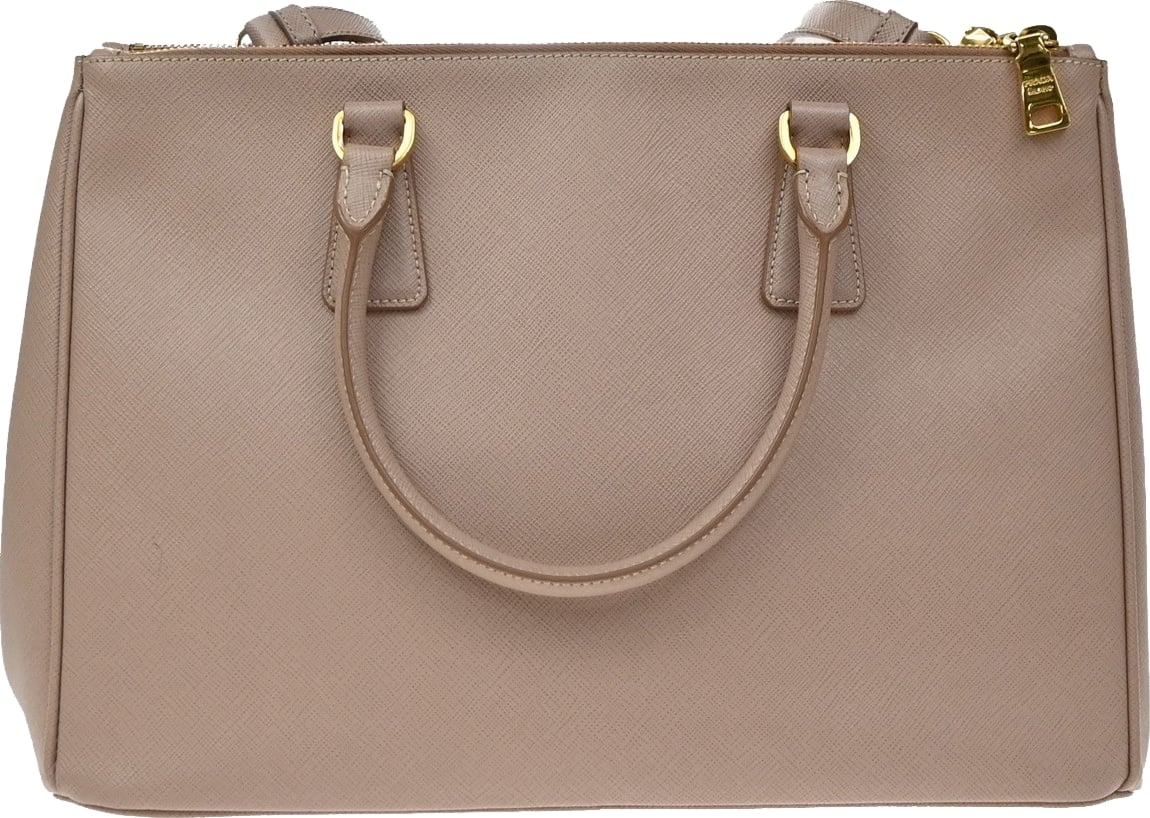 Prada Double Zip Lux Saffiano Leather Medium