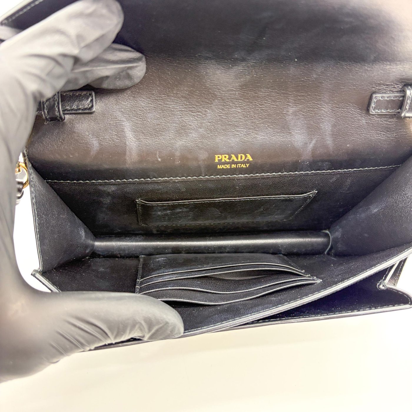 Prada Envelope Clutch Saffiano Leather Small