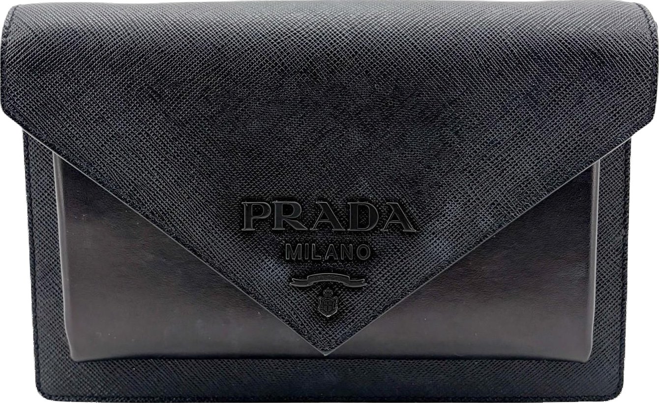 Prada Envelope Clutch Saffiano Leather Small