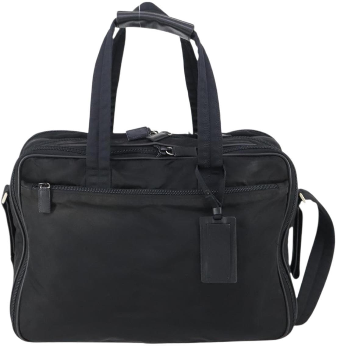 Prada Porta Computer Tessuto and Saffiano Leather Medium