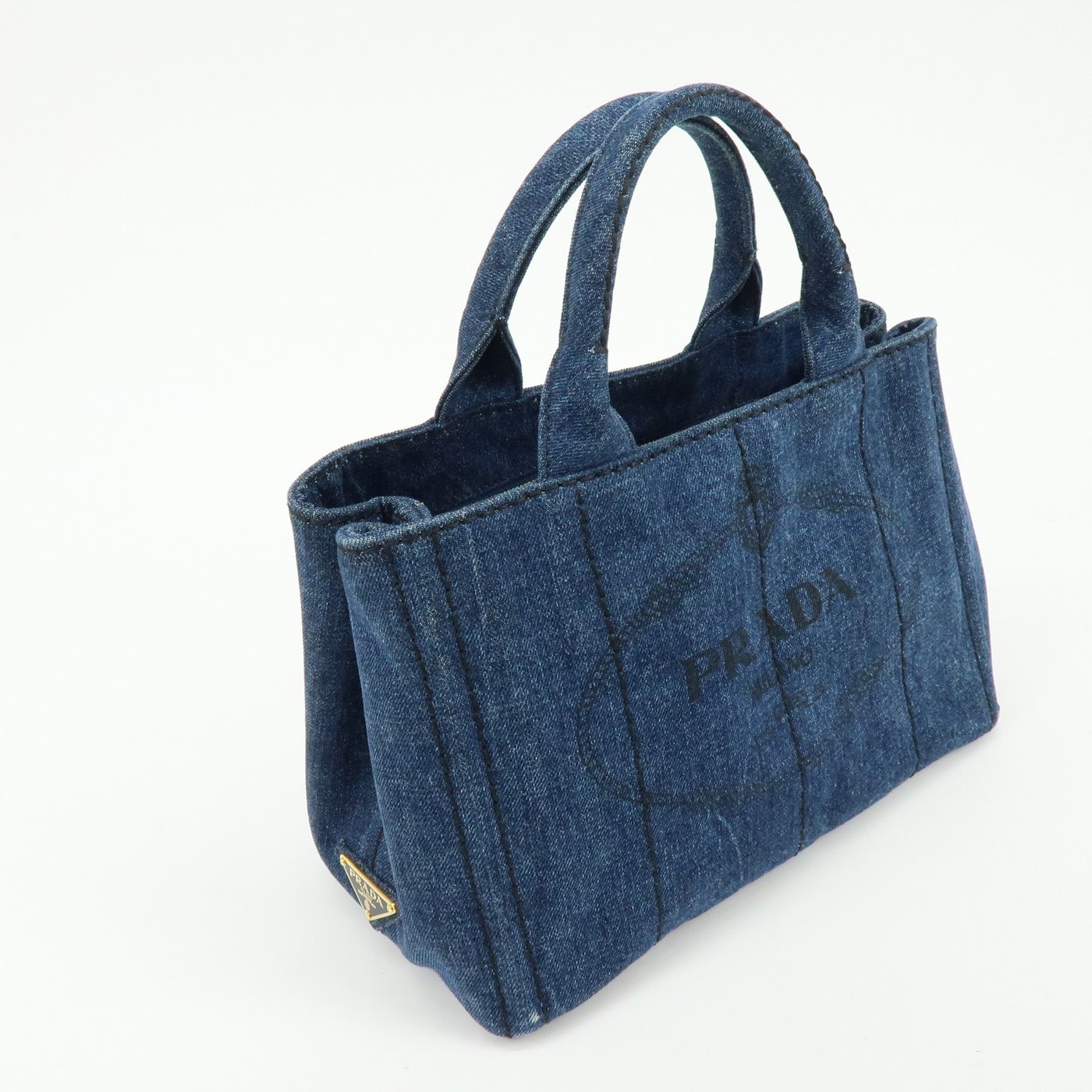 Prada Canapa Convertible Denim Medium