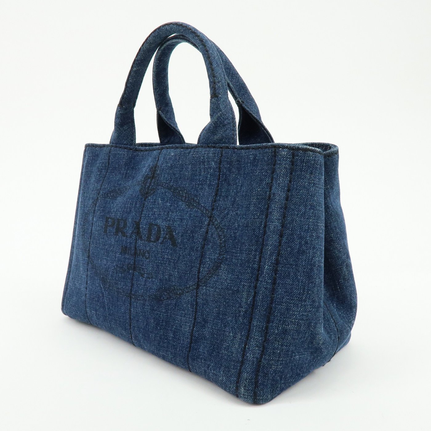 Prada Canapa Convertible Denim Medium