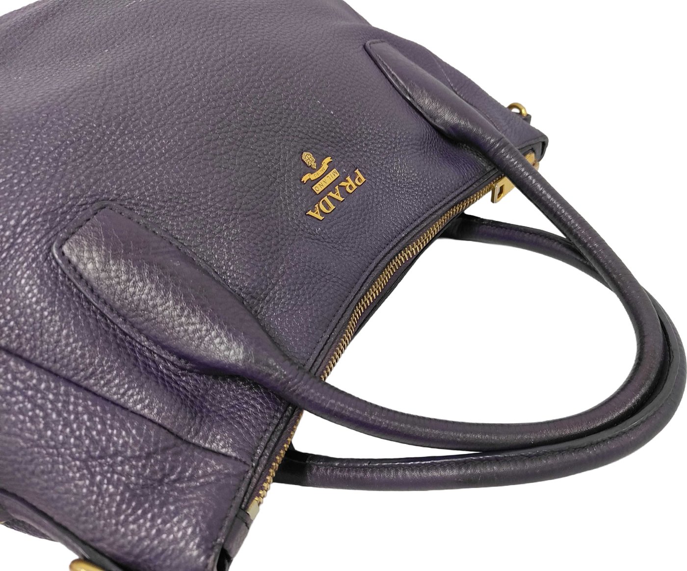 Prada Vitello Daino Convertible Tote Vitello Daino Medium