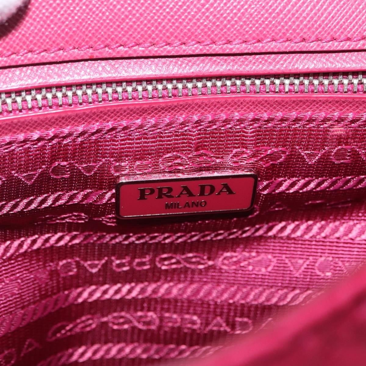 Prada Pushlock Chain Flap Quilted Tessuto Mini