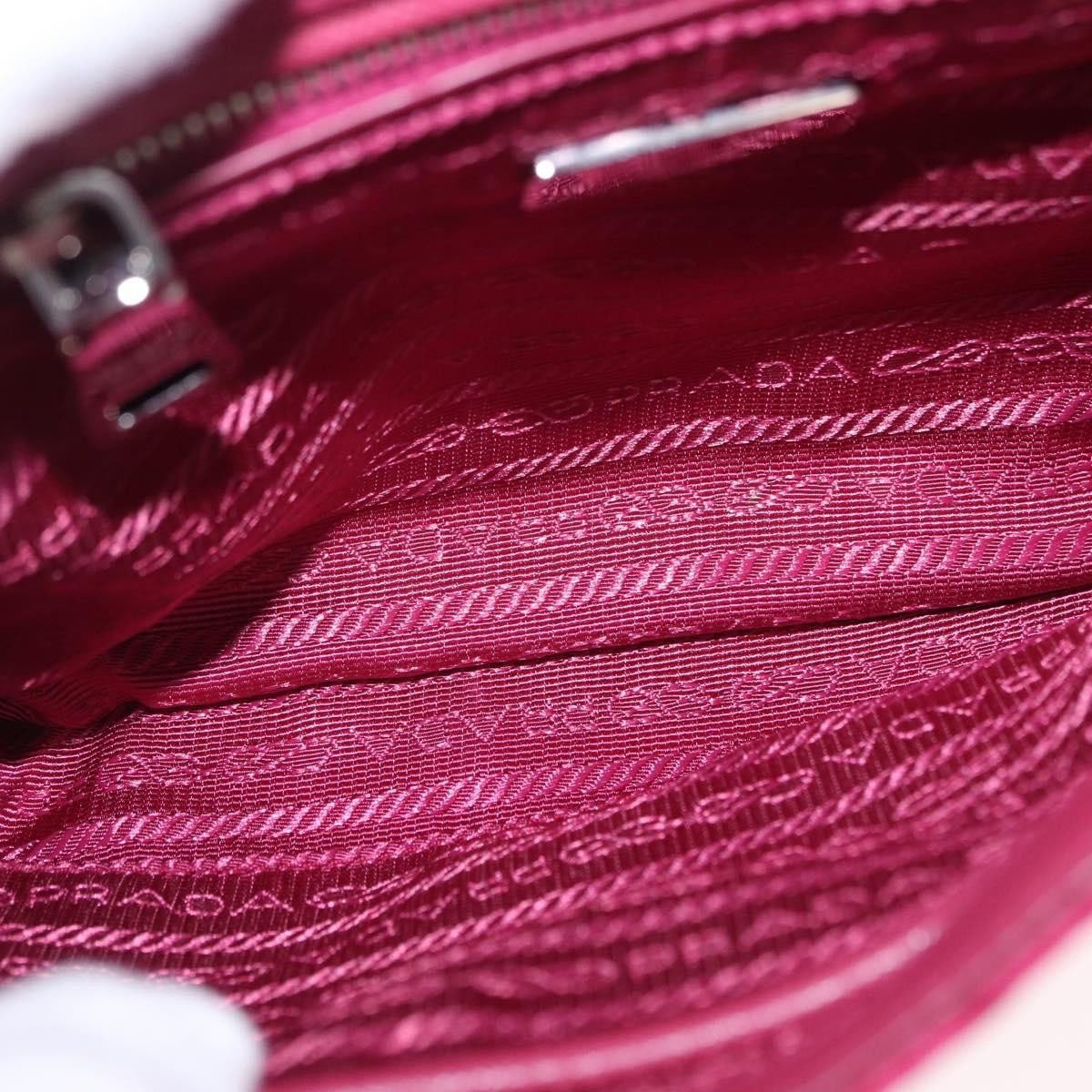 Prada Pushlock Chain Flap Quilted Tessuto Mini