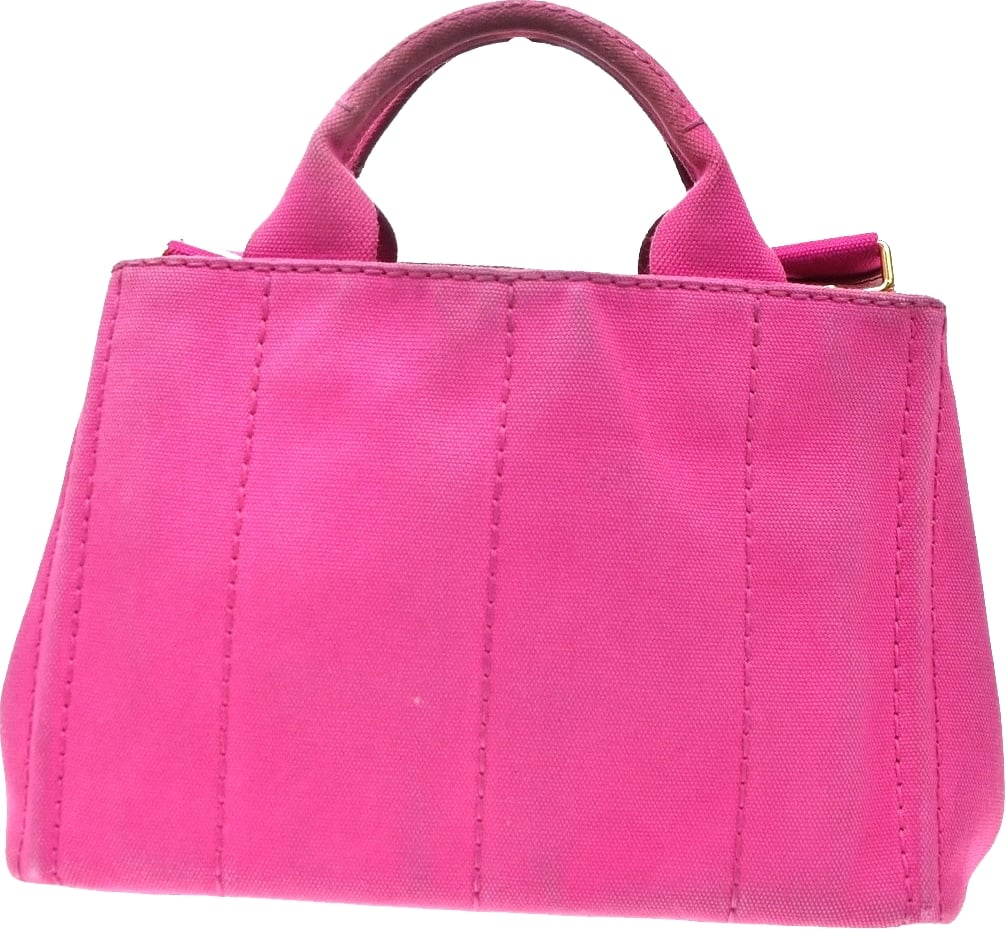 Prada Canapa Open Tote Canvas