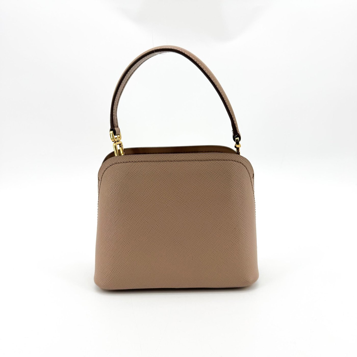 Prada Matinee Top Handle Saffiano Leather Micro