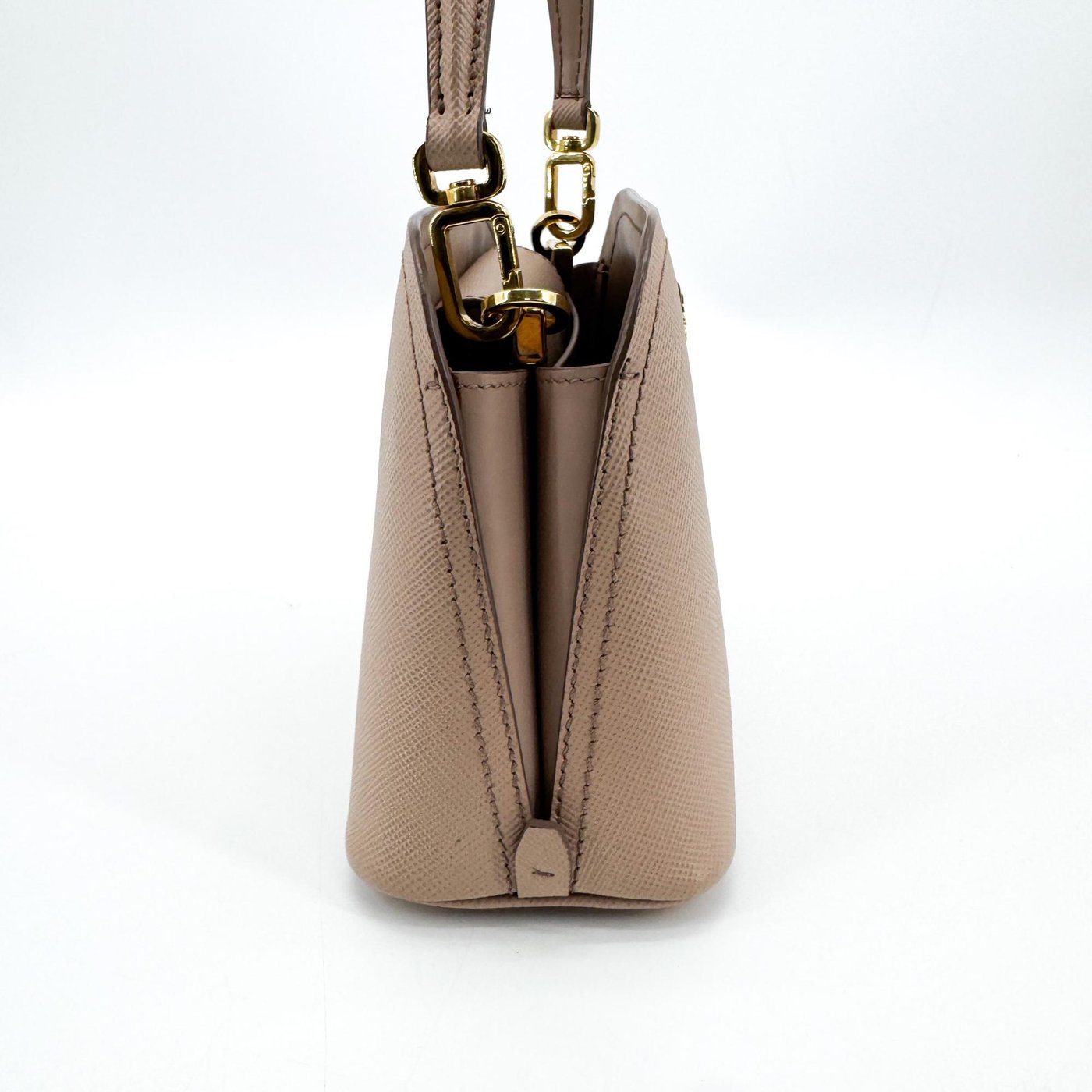 Prada Matinee Top Handle Saffiano Leather Micro