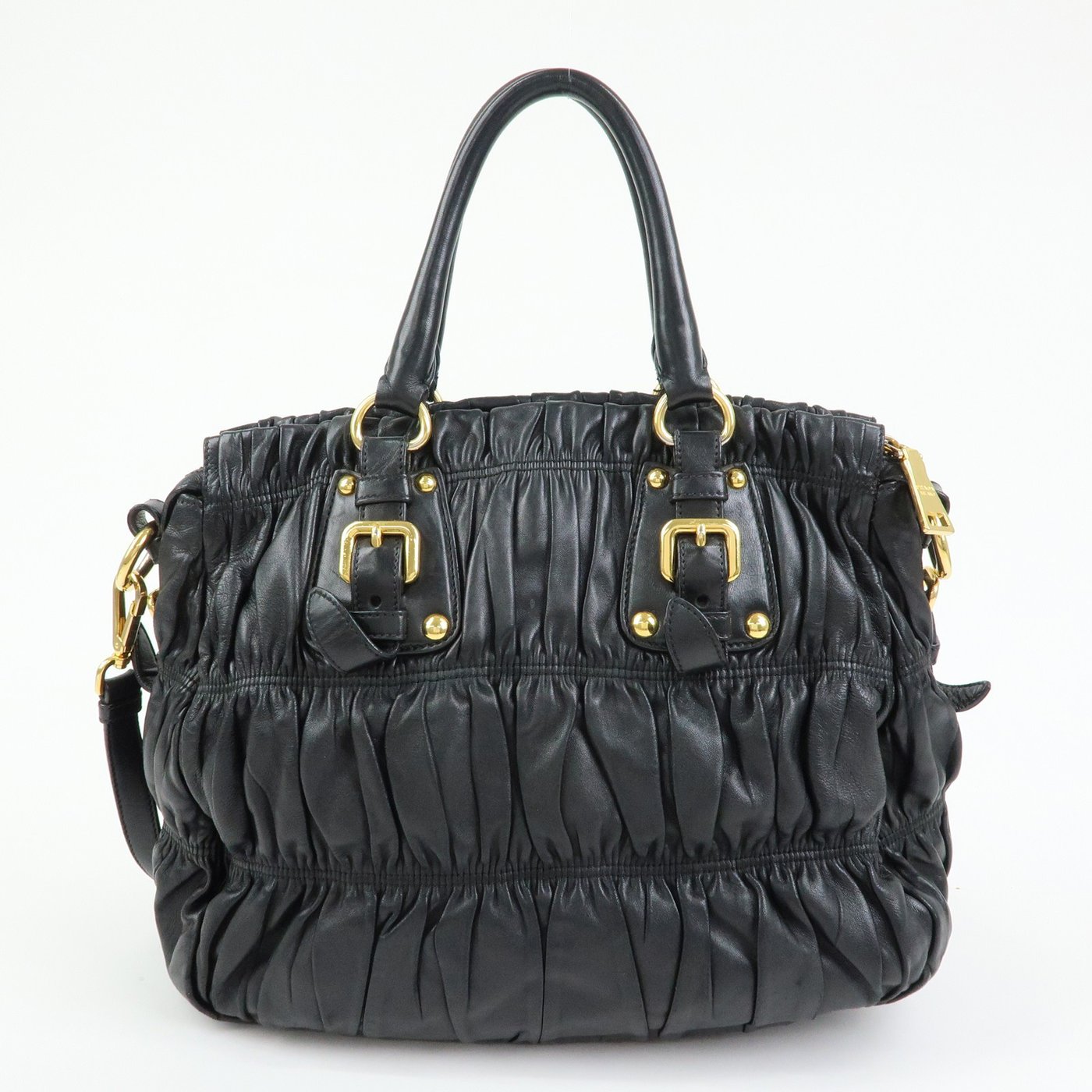 Prada Gaufre Convertible Nappa Leather Large