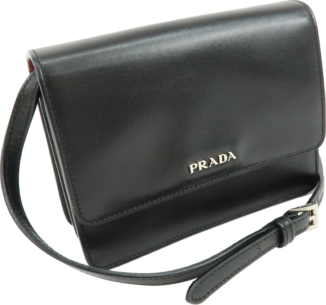 Prada Wallet on Strap City Calfskin