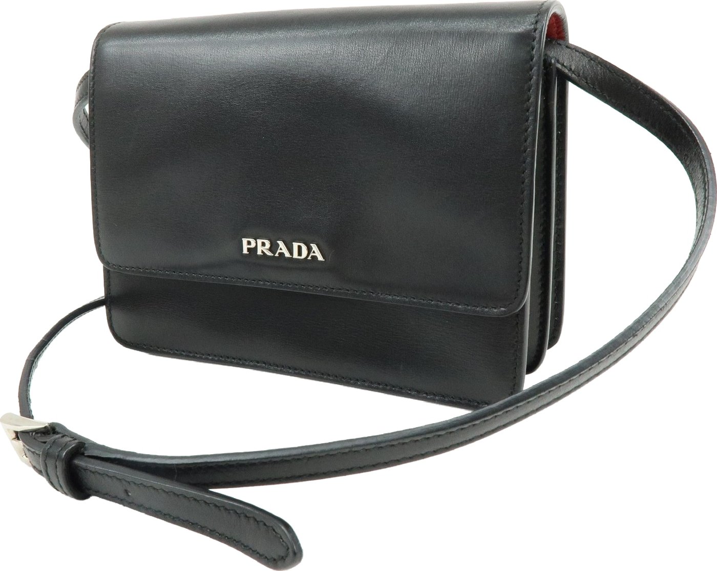 Prada Wallet on Strap City Calfskin