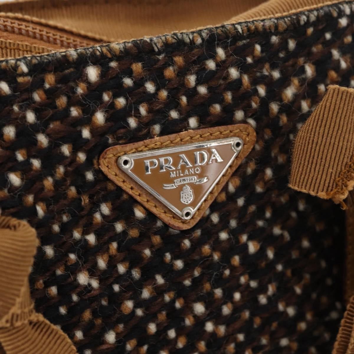 Prada Convertible Open Tweed East West