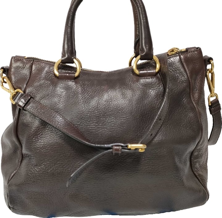 Prada Vitello Daino Convertible Tote Vitello Daino Medium