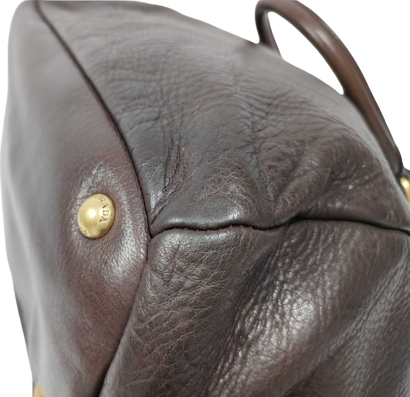 Prada Vitello Daino Convertible Tote Vitello Daino Medium