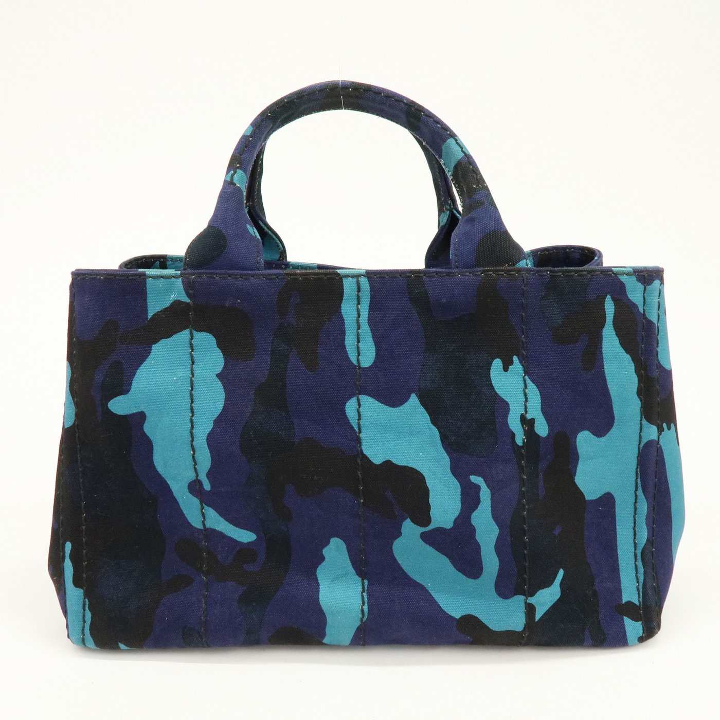 Prada Canapa Convertible Printed Canvas Large
