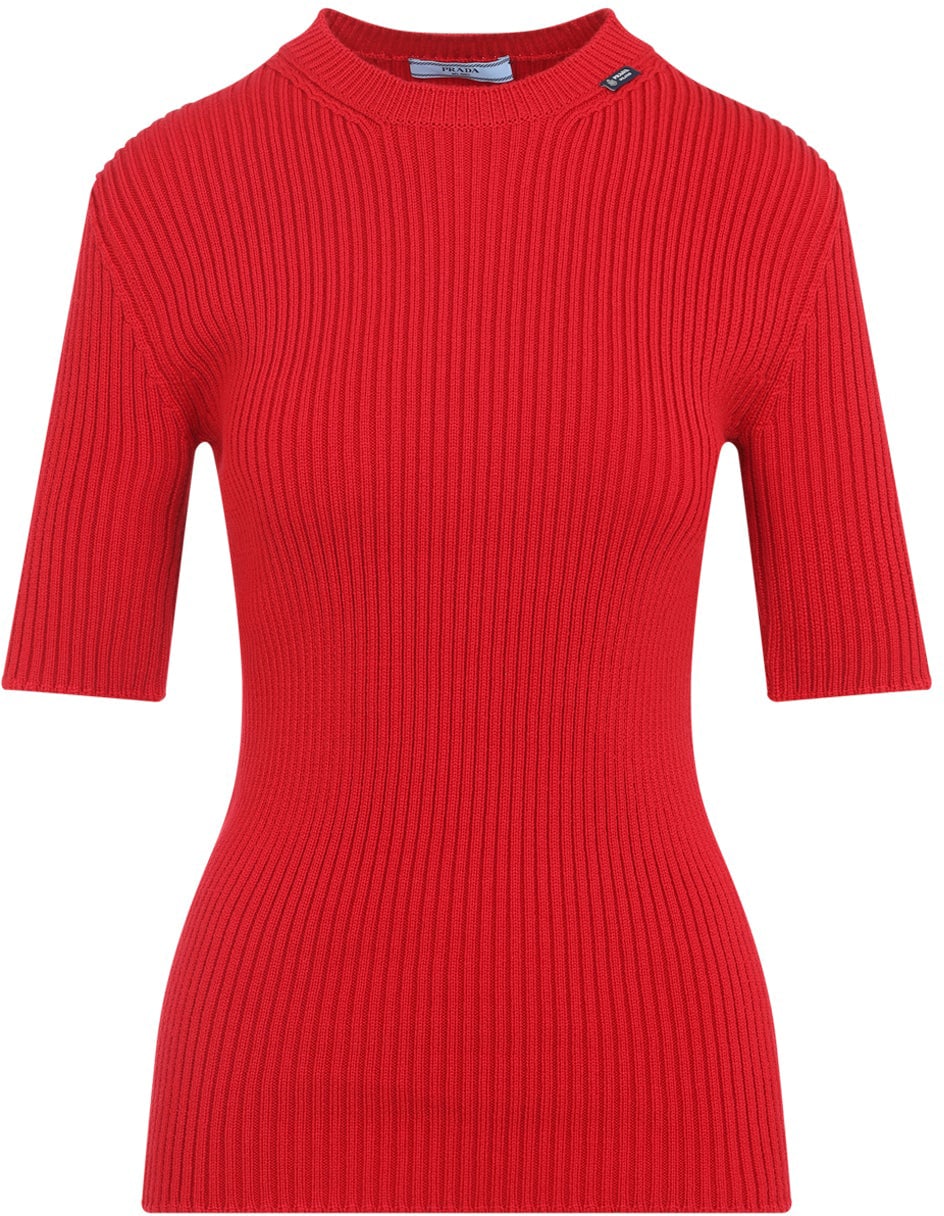 Prada Ribbed Top