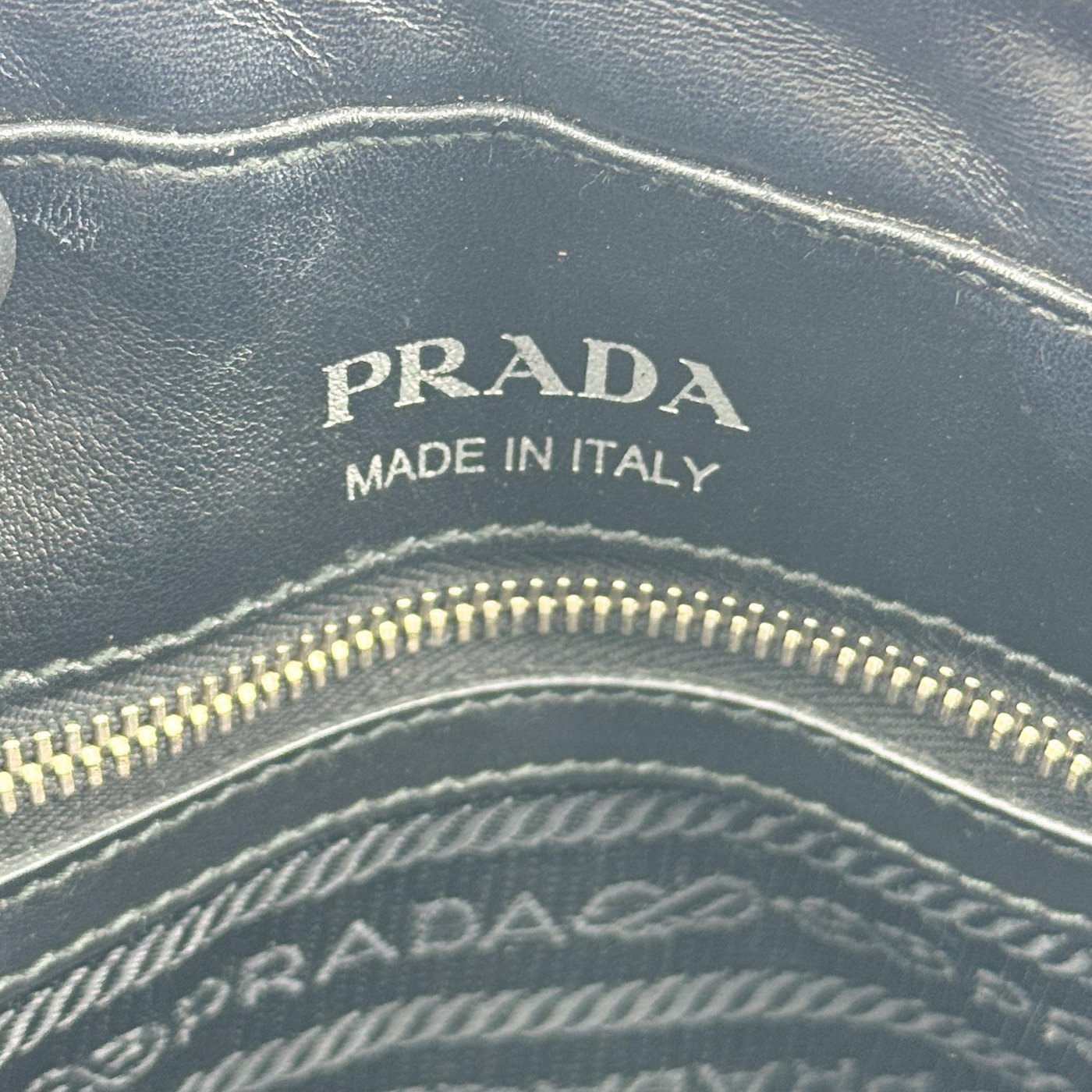 Prada Camera Diagramme Quilted Leather Small