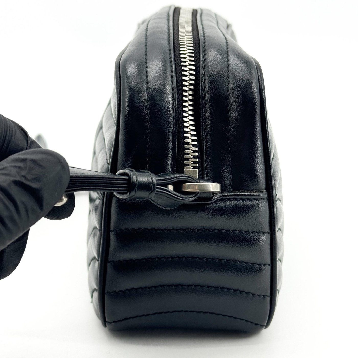 Prada Camera Diagramme Quilted Leather Small