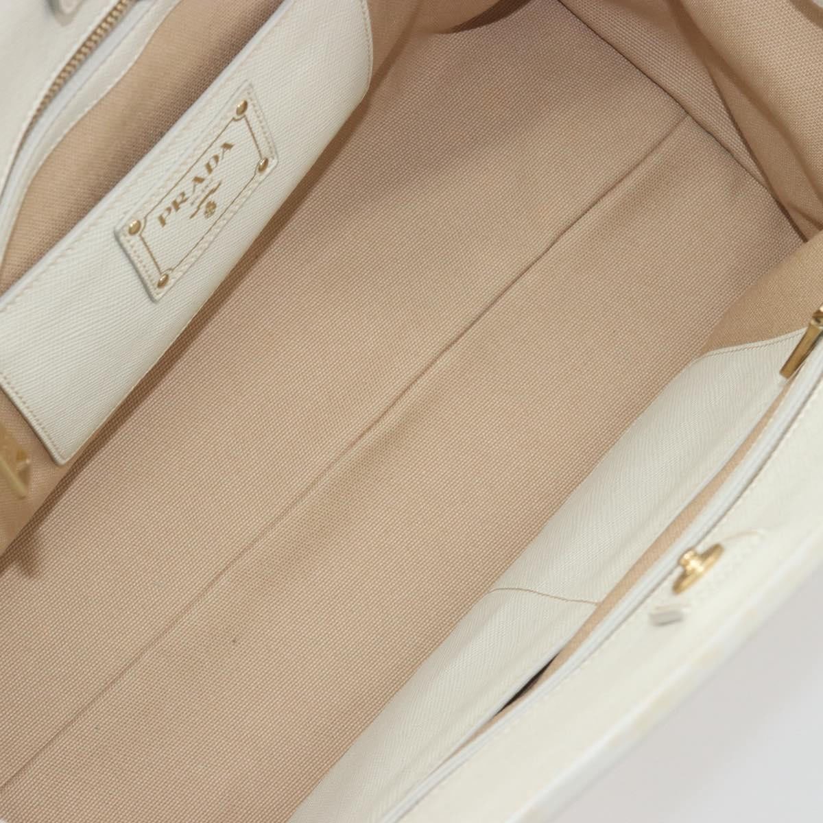Prada Cuir Frame Convertible Canvas and Saffiano Leather Large