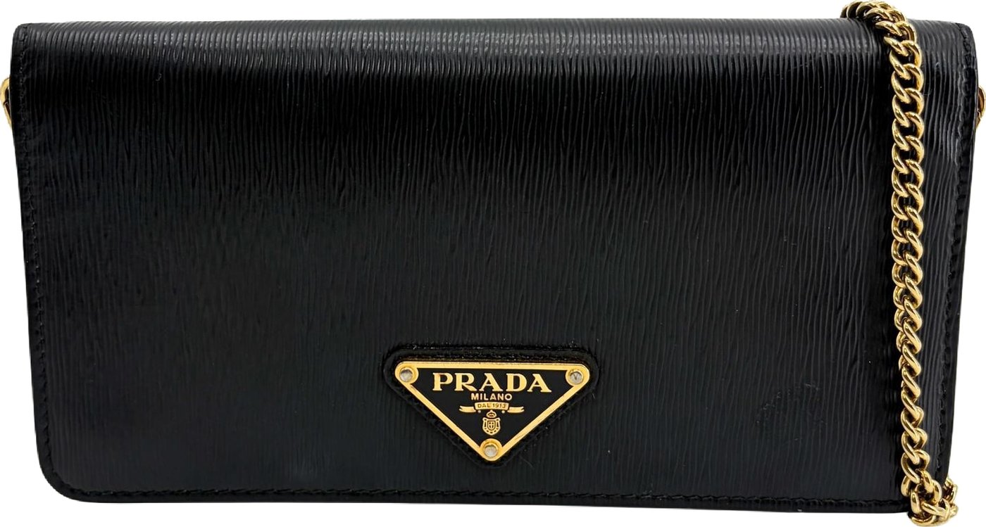 Prada Wallet on Chain Saffiano Leather