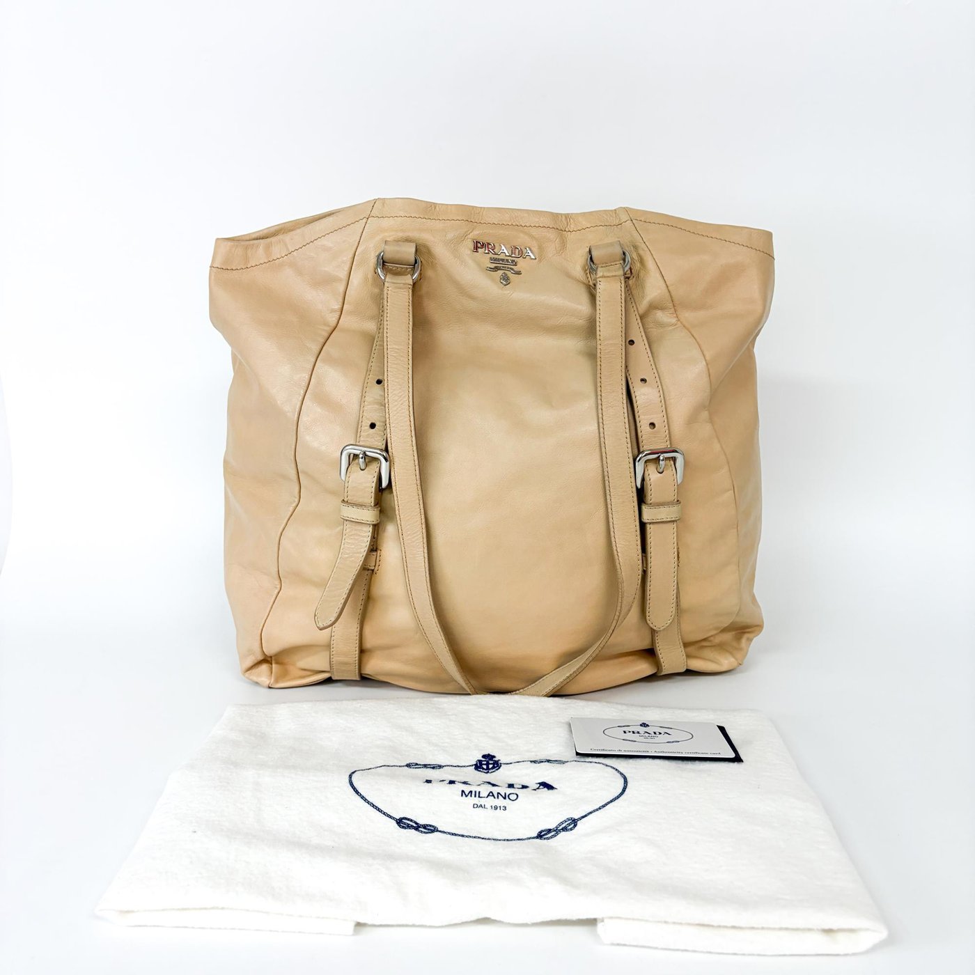 Prada Tote Vitello Daino Vitello Daino Medium