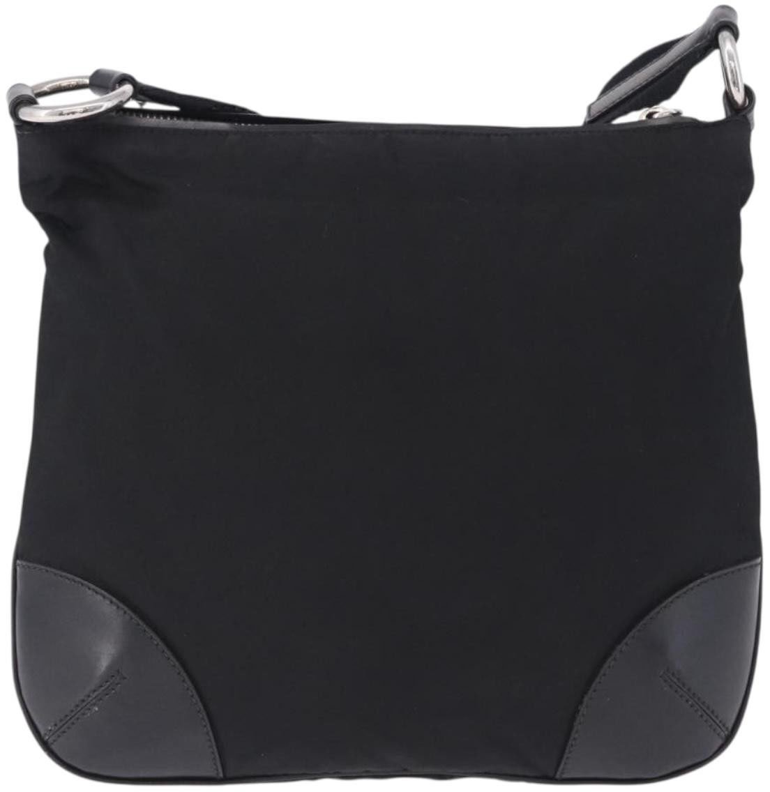 Prada Zip Messenger Tessuto with Leather Medium