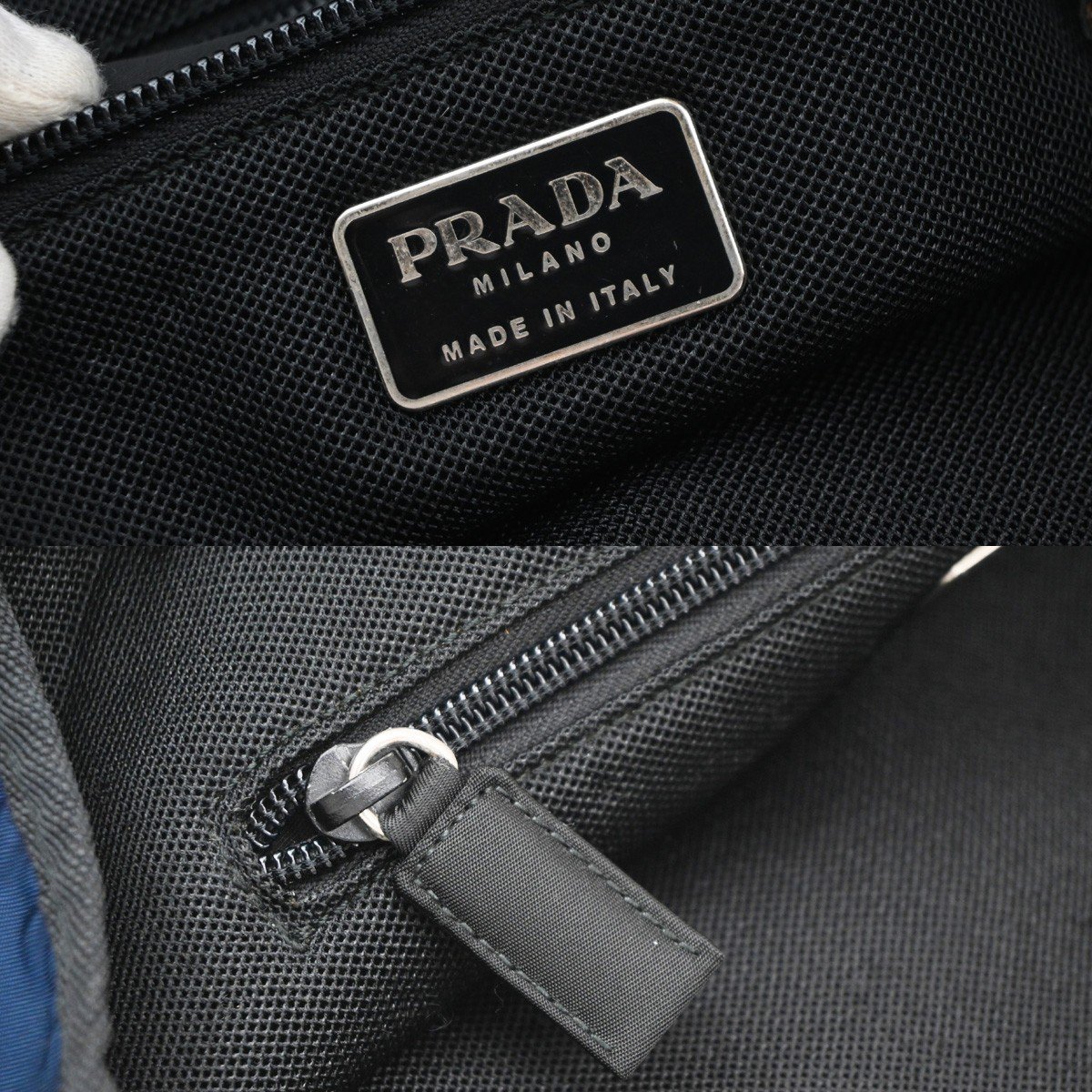 Prada Shoulder Canvas and Leather XL