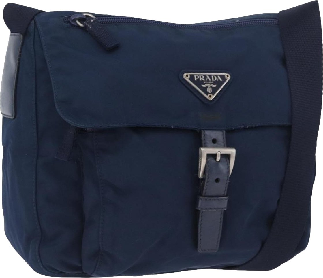 Prada Buckle Messenger Tessuto Medium