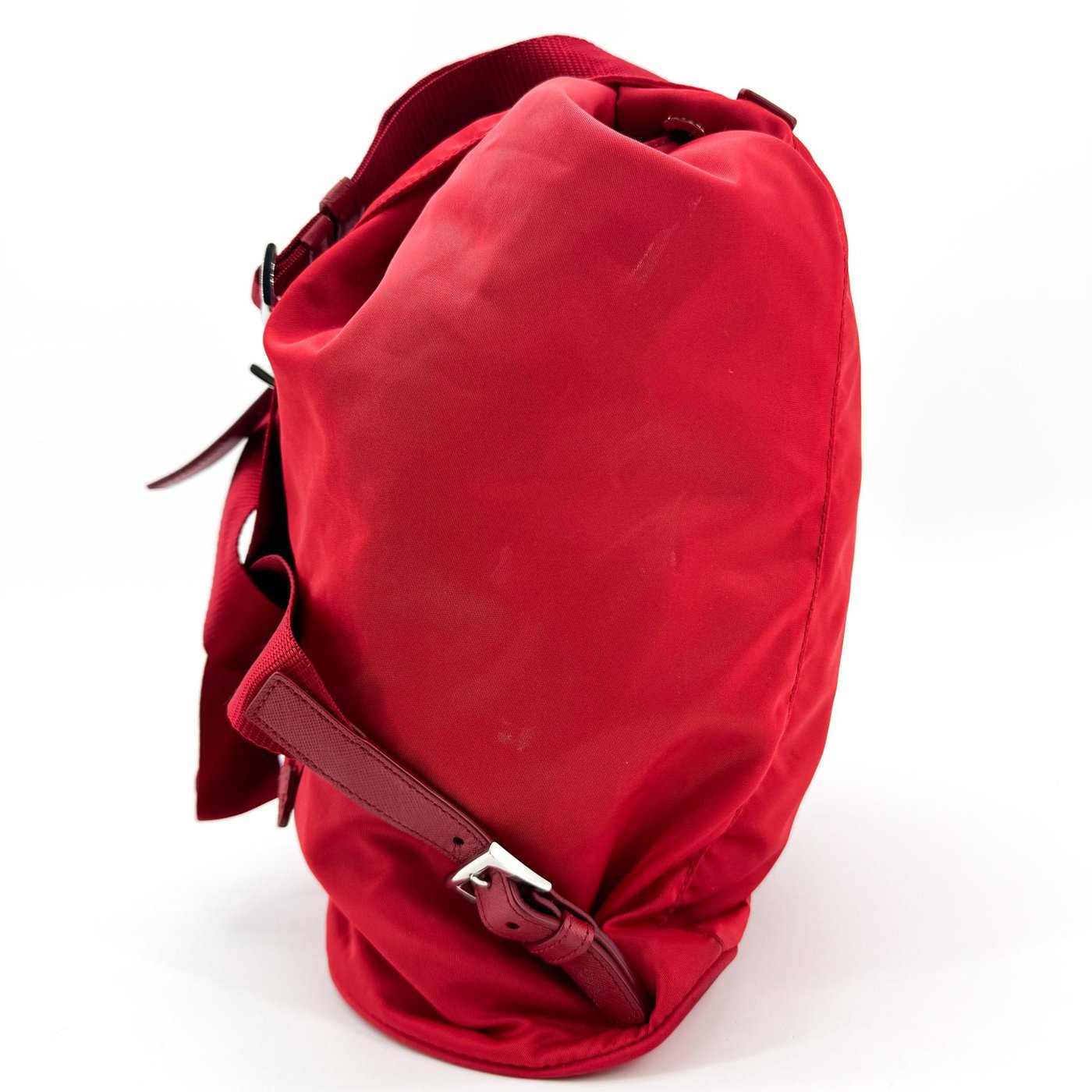 Prada Front Zip Drawstring Tessuto Large
