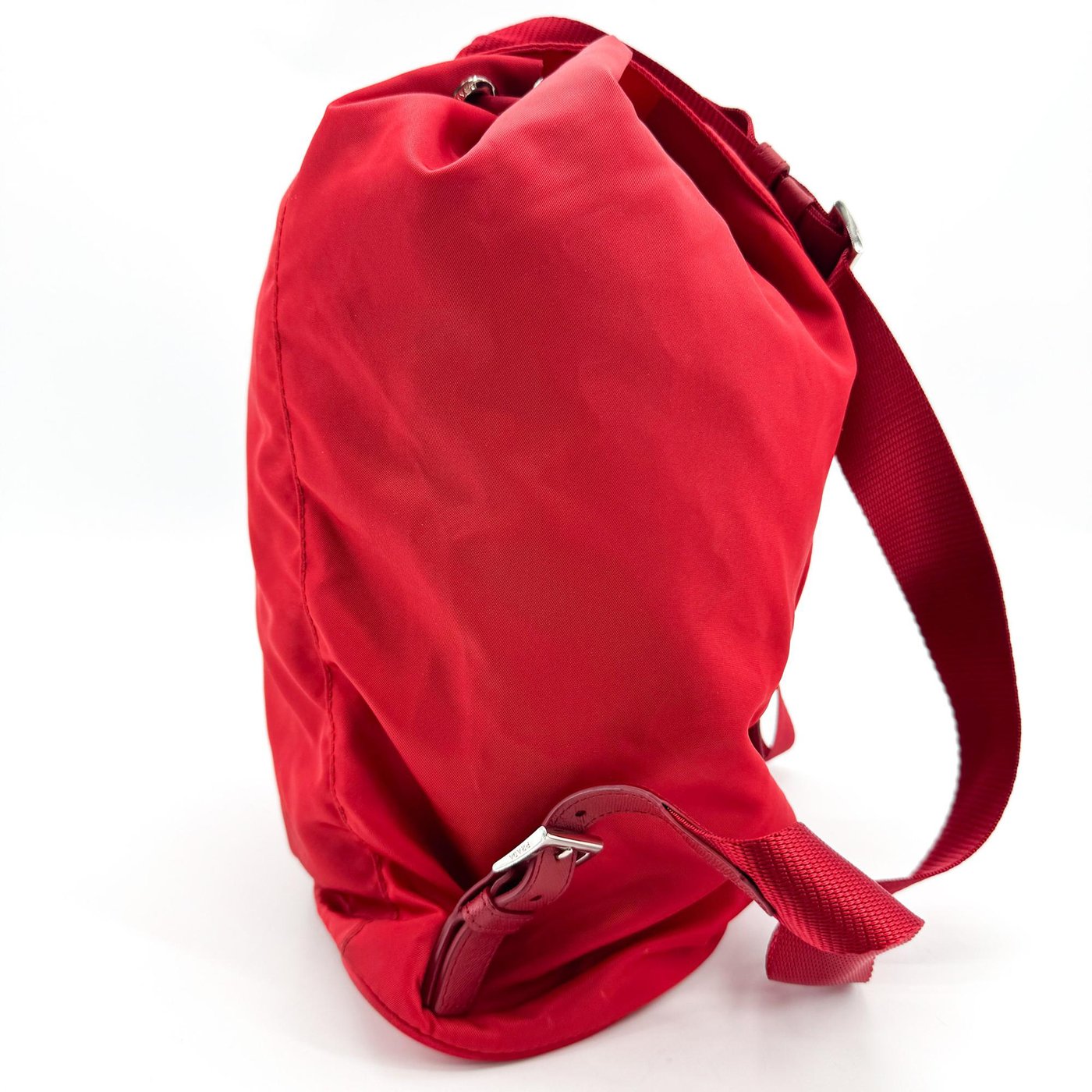 Prada Front Zip Drawstring Tessuto Large
