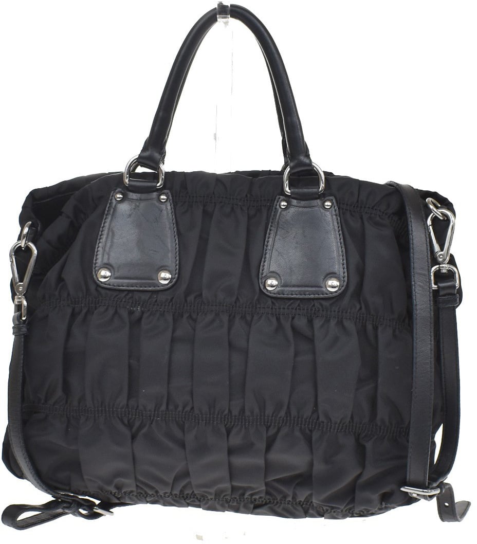 Prada Gaufre Shopping Tessuto Large