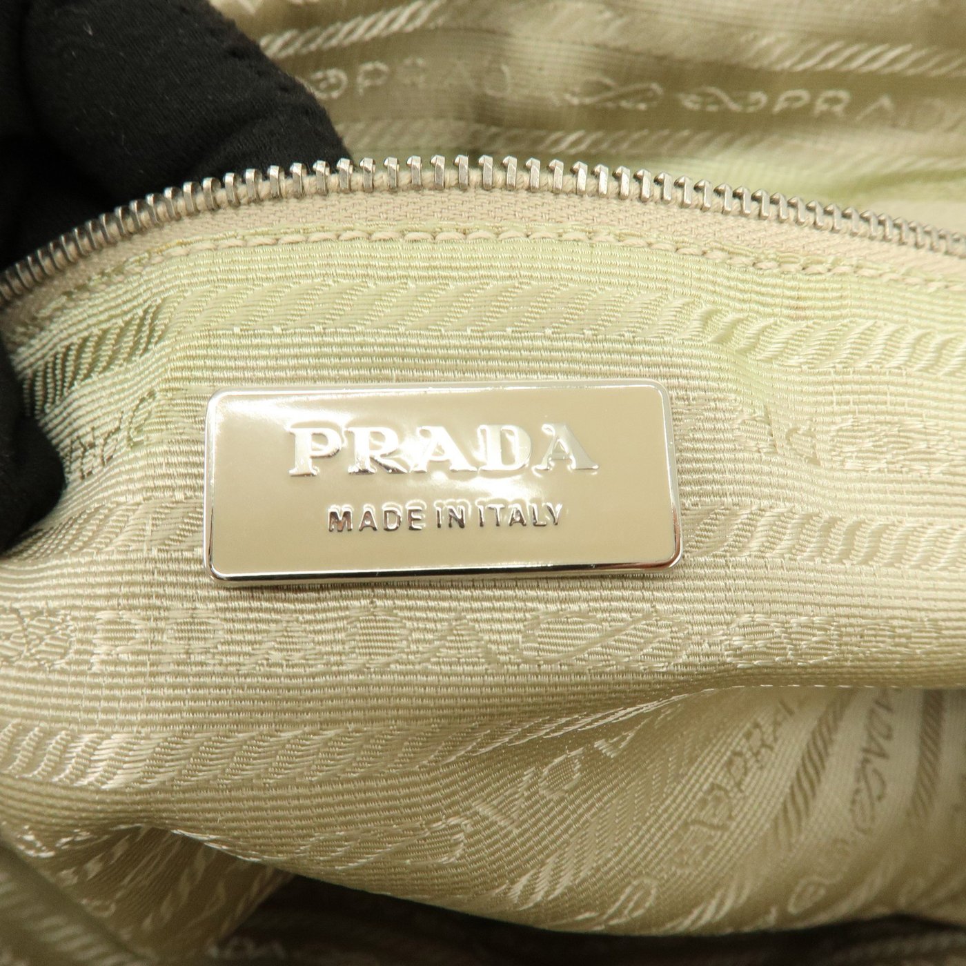 Prada Bowler Canvas with Leather Medium