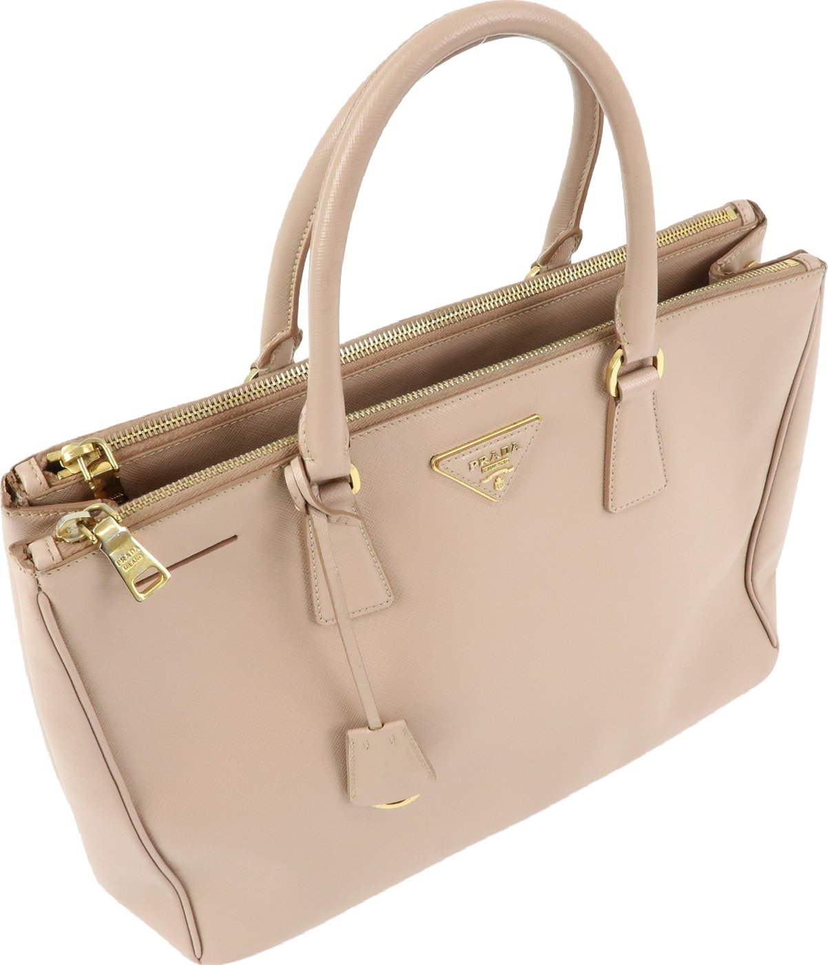 Prada Galleria Double Zip Saffiano Leather Large