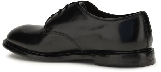 Premiata Black Calf Leather Bos Taurus Oxfords And Derbies