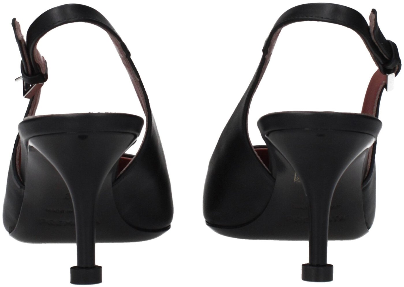 Premiata Black Leather Platform Pumps