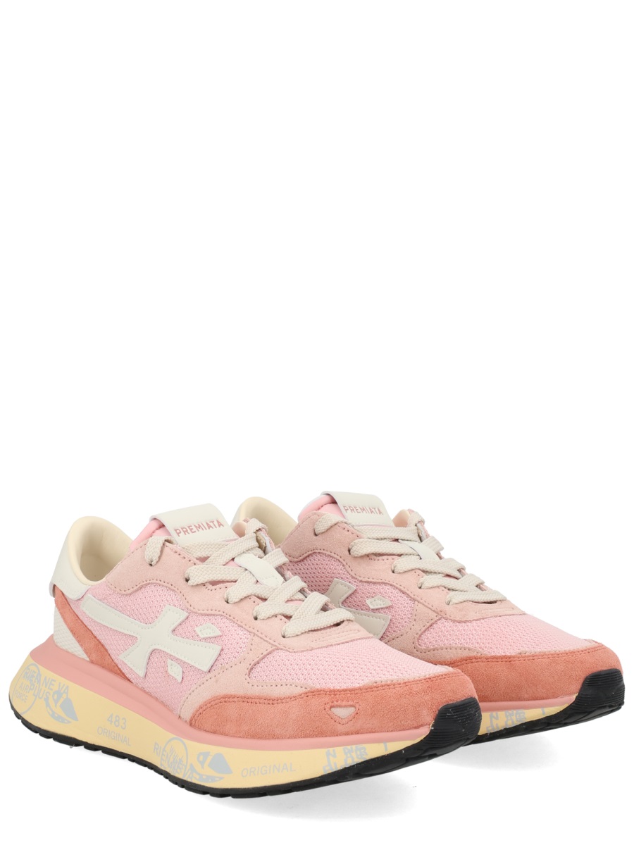 Lauryn Mesh Suede Sporty Sneakers