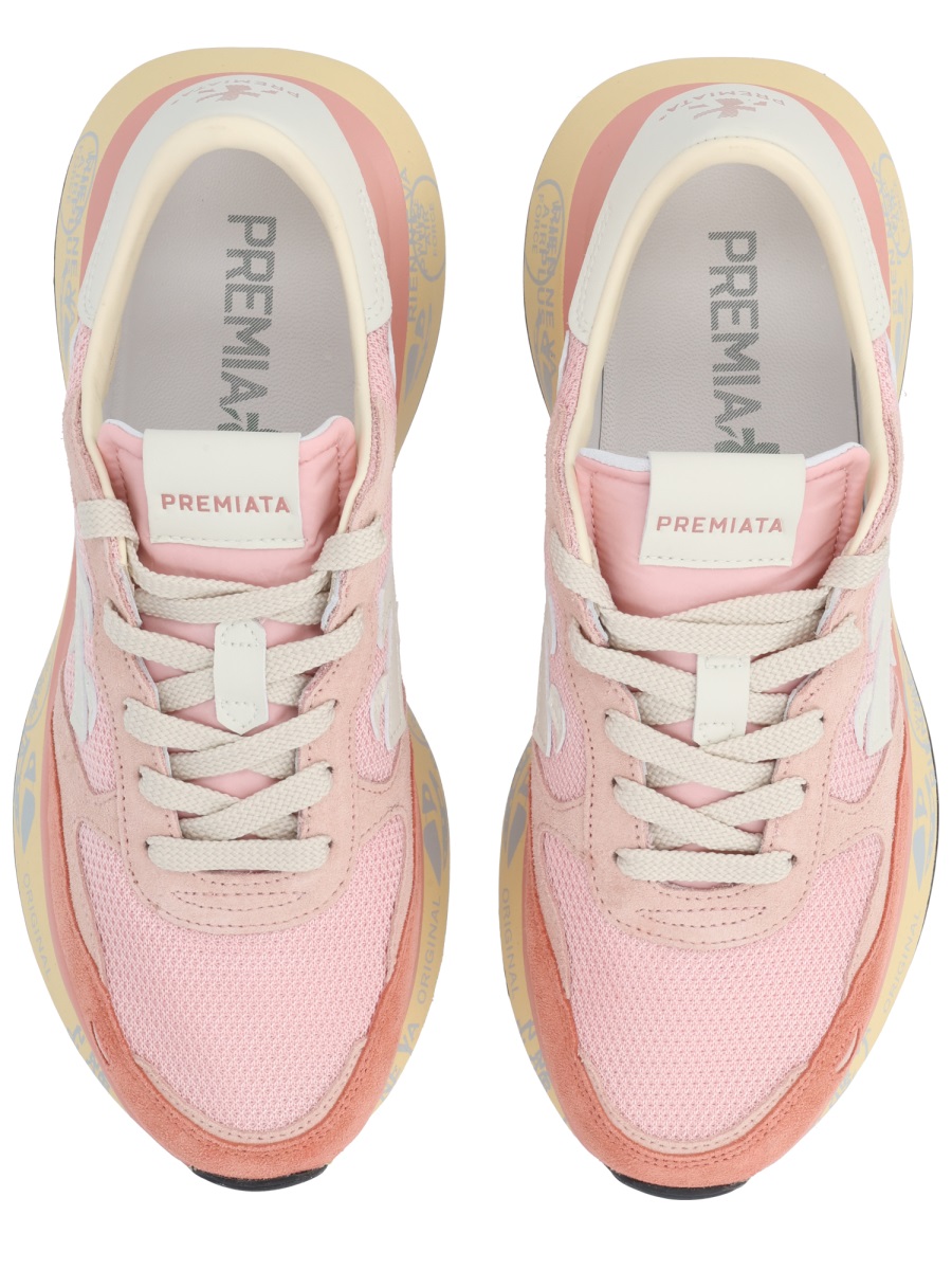 Lauryn Mesh Suede Sporty Sneakers
