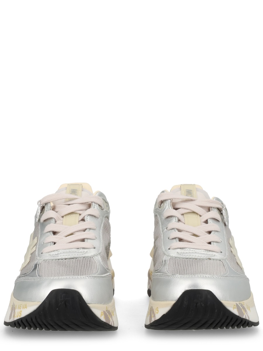 Silver Moerund Metallic Mesh Sneakers