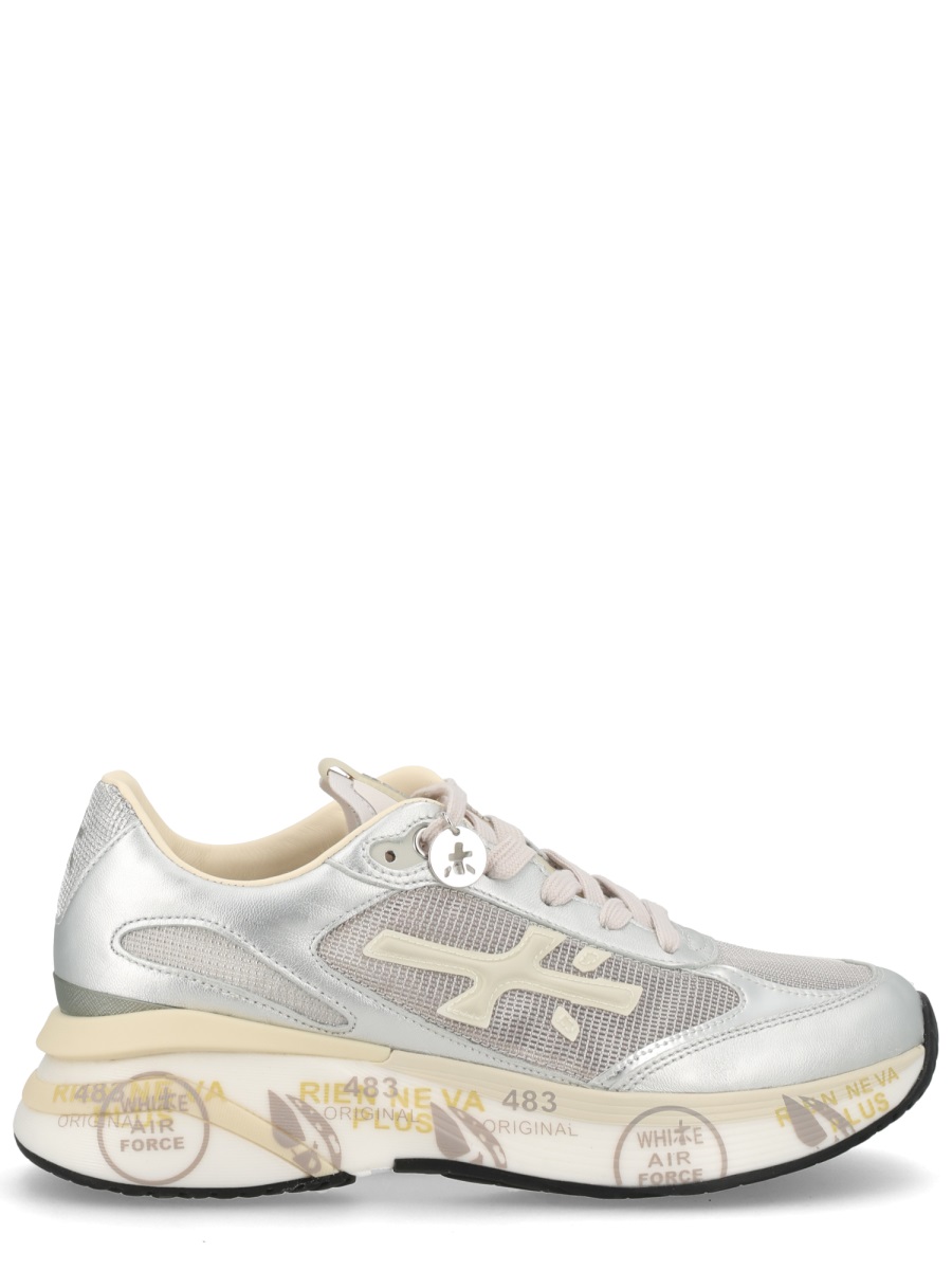 Silver Moerund Metallic Mesh Sneakers