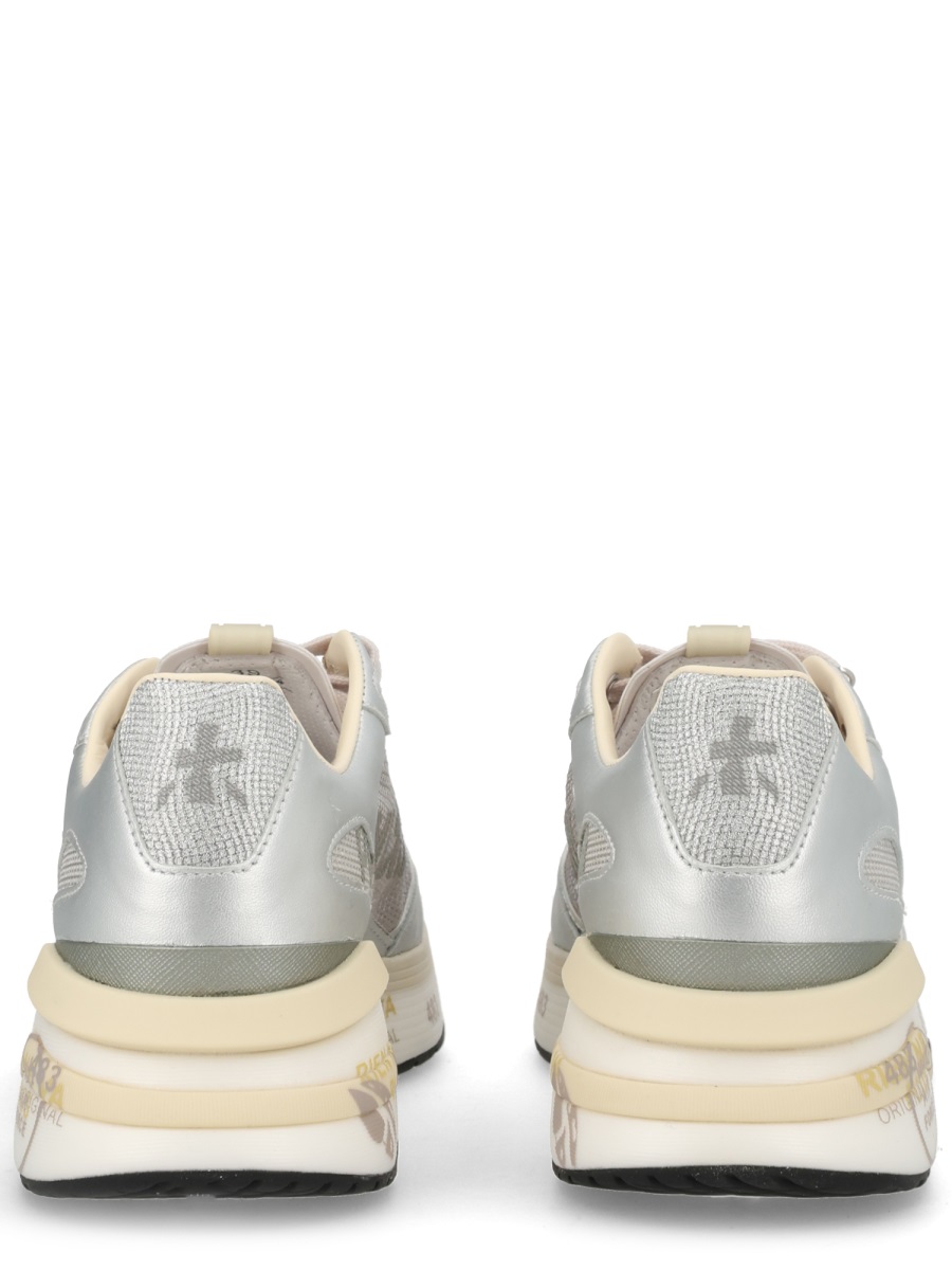 Silver Moerund Metallic Mesh Sneakers